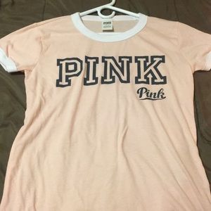 VS PINK SHORT SLEEVE